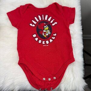 St. Louis Cardinals Baby One Piece Outfit Baseball MLB Size 6/9 Mo